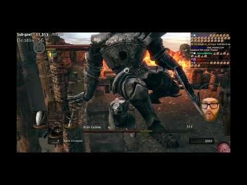 Paymoneywubby Dark Souls Boss while "Ameno" plays.