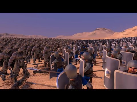 5000 Spearman's vs 5000 Wildman's | Ultimate Epic Battle Simulator |