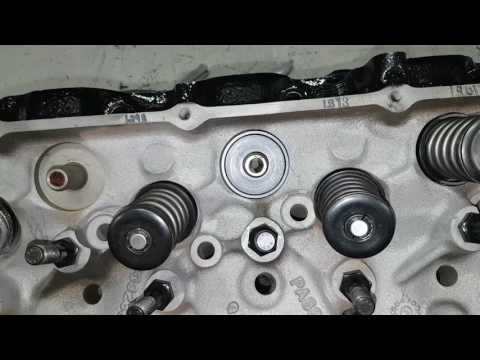 Setting valve spring installed height