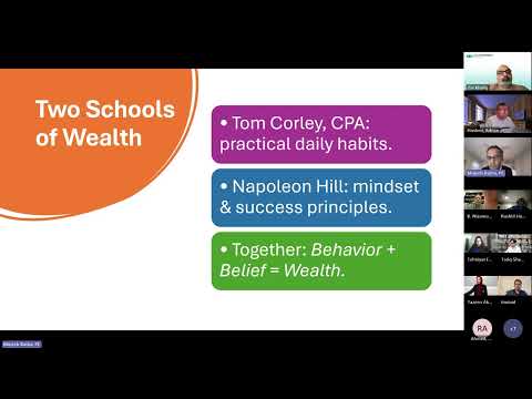 NEDEA Webinar: Engineering Rich Habits - How NED minds can build lasting wealth 