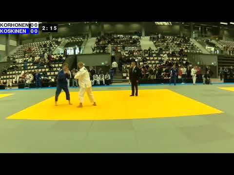 Finnish Judo Open 2018: M21-73: KORHONEN - KOSKINEN