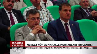 ISPARTA VALİSİ ÖMER SEYMENOĞLU'NDAN DUYARLILIK ÇAĞRISI