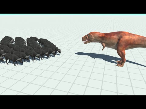 50x CAPE BUFFALO vs EVERY UNIT - Animal Revolt Battle Simulator