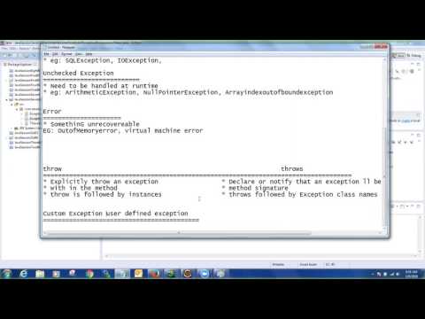 Java Exception Handling Java Session 7