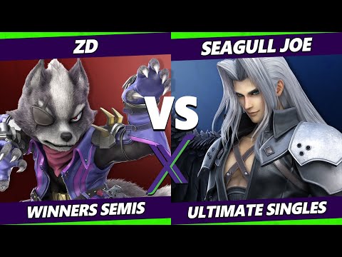 S@X 456 Winners Semis - ZD (Wolf) Vs Seagull Joe (Sephiroth, Palutena, Bowser) Smash Ultimate - SSBU