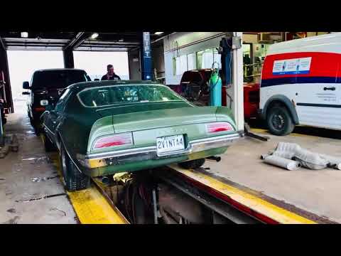 1970 Firebird Formula 400 - 2.5\" Pypes Violator exhaust - Right from the muffler shop