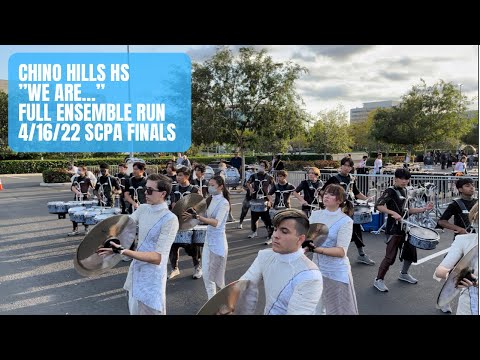 Chino Hills HS Percussion 2022 - Full Ensemble Run - 4/16 SCPA Finals