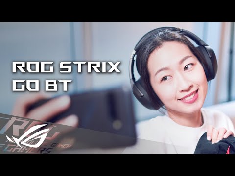 Ausinės Asus Rog Strix Go BT video
