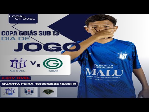 Sub-13  - AE OVEL x Goiás EC - 6ª Rodada - Copa Goiás Sub-13 2025 (10-09-2025)