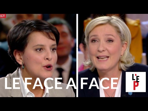 Face-à-face Marine Le Pen / Najat Vallaud-B. - L'Emission politique le 10 février 2017 (France 2)