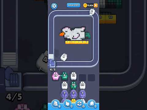 Pixel Flow Level 2411 Walkthrough