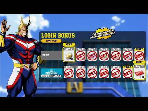 My Hero ULTRA RUMBLE (Nintendo Switch) Season 9 - Daily Login Bonus