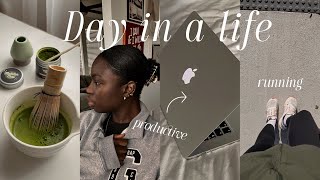 A PRODUCTIVE & COZY DAY IN MY LIFE ✨ | Running, Cleaning, New Hair, Reset Vibes