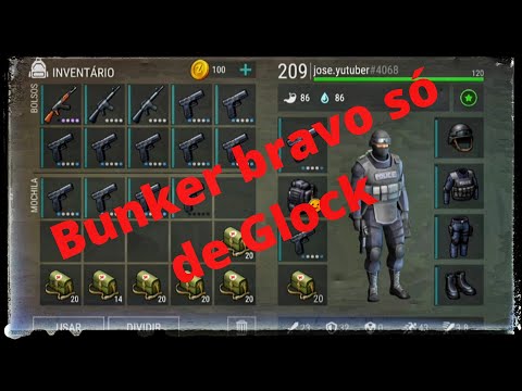 bunker bravo só de Glock (Last day on earth)