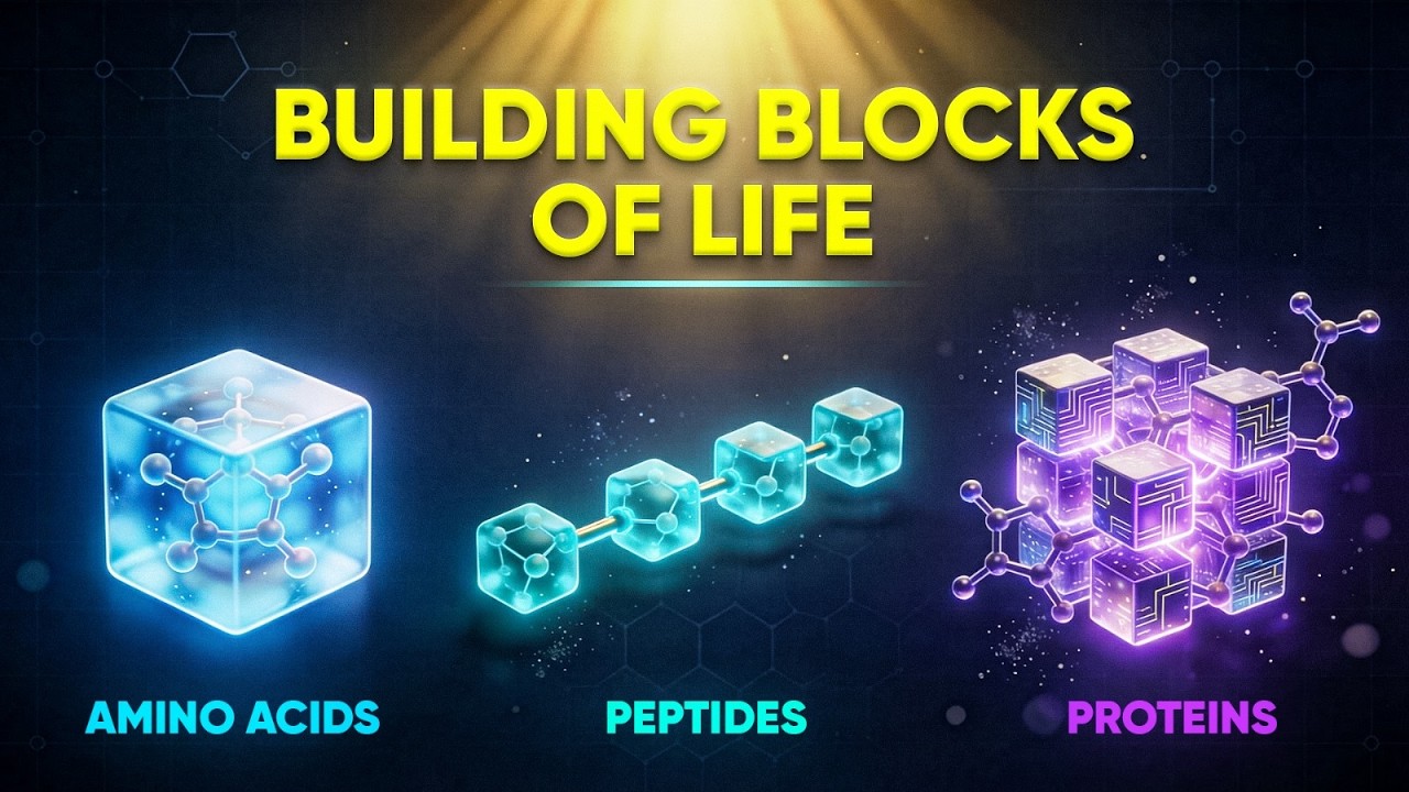 Peptides vs Proteins vs Amino Acids — The Complete Simple Breakdown