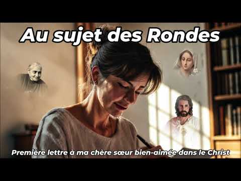"Sur les Rondes" Première lettre à ma chère sœur bien-aimée dans le Christ. (Marie-Bénédicte)