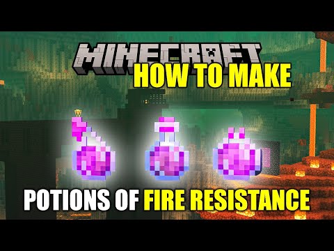 Master Minecraft Fire Resistance Potions