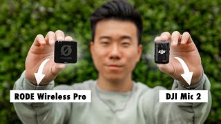Video thumbnail for BEST Wireless Mic for Creators? | RODE Wireless Pro vs DJI Mic 2 by David Zhou