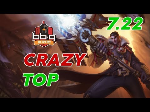 bbq OLIVERS Crazy Jayce Top Patch 7.22 Pro Replay