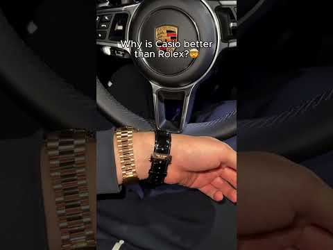 I could not believe 🤯 #casio #rolex #watches #compare