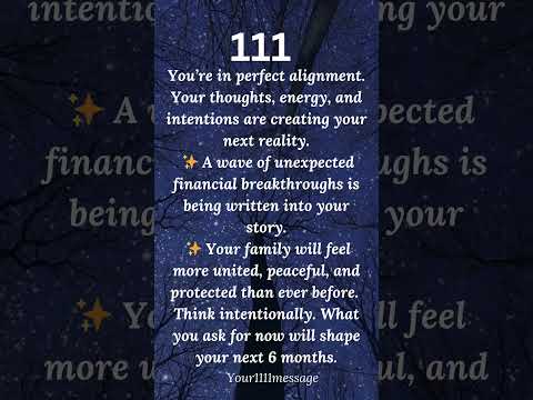 Angel number 111 mean The Universe Just Opened a New Chapter #shorts #manifestation #lawofattraction