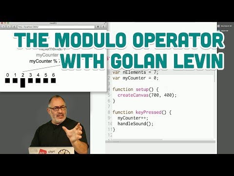 Guest Tutorial #6: The Modulo Operator with Golan Levin Video