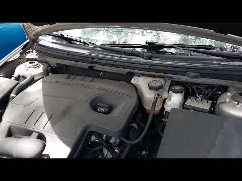 On Chevrolet Malibu 2008 - 2012 Where is Power Steering Reservoir Fluid Located Chevy 2009 2010 2011