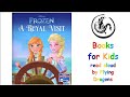 Frozen A Royal Visit Disney With Sound Effects Books Read Aloud For Children Audiobooks