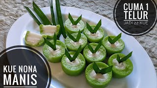 Download lagu KUE NONA MANIS PANDAN CUMA 1 TELUR JADI 22 KUE YANG LEMBUT DAN ENAK mp3