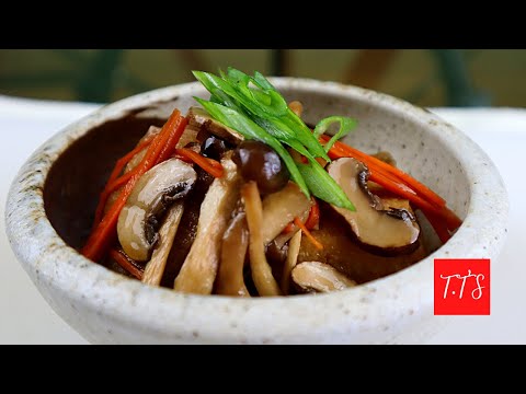 HOW TO MAKE FRIED TOFU WITH MUSHROOMS