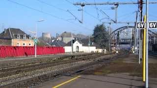 preview picture of video 'CFL 3608 bei der Durchfahrt im Bahnhof Esch/Alzette'