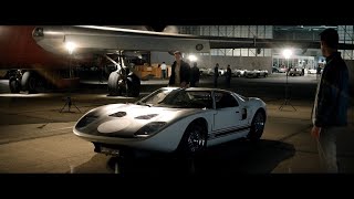 Кэролл Шелби просит помощи у Кена Майлза. \ Ford против Ferrari
