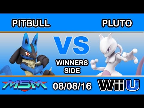MSM 61 - A2 | Pitbull (Lucario) Vs. FAD | pluto (Mewtwo) Winners Side - Smash Wii U