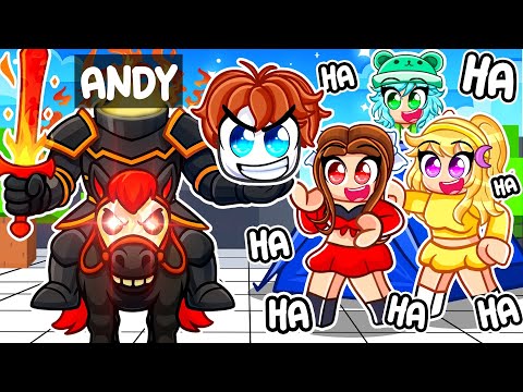 I Pretended To Be A Noob Then Used HEADLESS HORSEMEN BOSS In Strongest Battlegrounds!