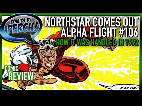 Northstar comes out... how was it handled? Alpha Flight #106