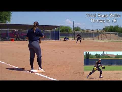 Fianna Aird Softball Skills Video - 2018 Third Base INF