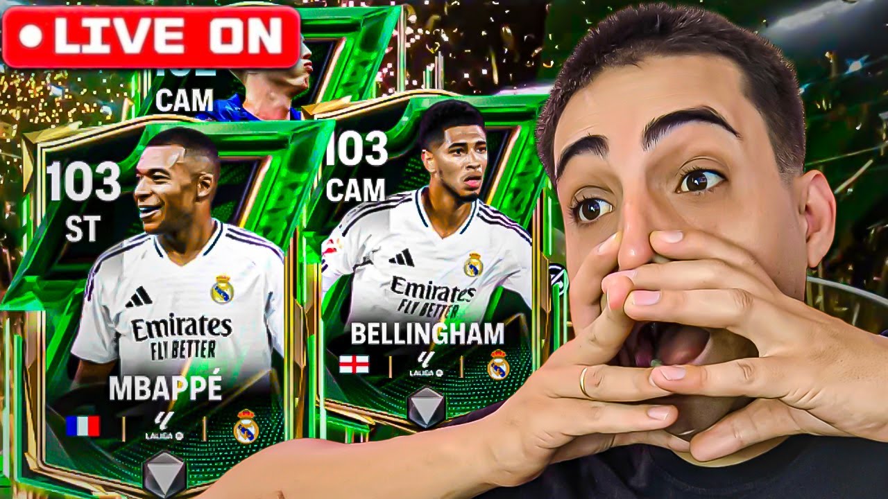 LIVE ON! 🔥 DIA DE NOVAS CARTAS NO FC MOBILE