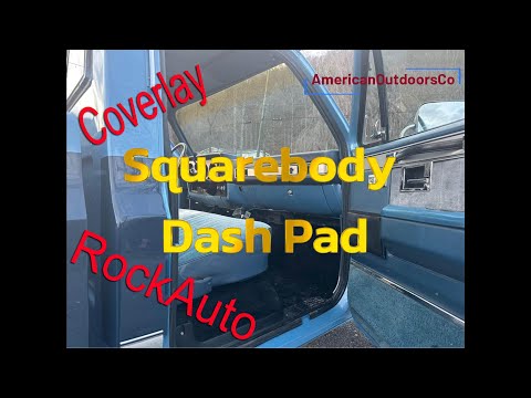 C/K10 Truck Coverlay Dash Cover DIY Install with HEAT