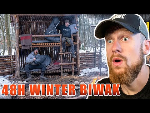 24h Winter BIWAK im CAMP der NATURENSÖHNE | Fritz Meinecke reagiert