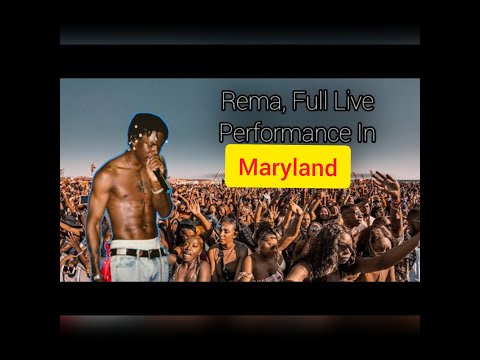 REMA Live In Concert Silver Spring   MaryLand With Best of Rave Masquerade