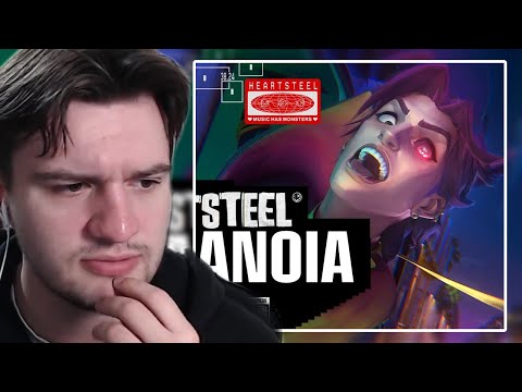 HEARTSTEEL - PARANOIA ft. BAEKHYUN, tobi lou, ØZI, and Cal Scruby (Official Music Video) | REACTION