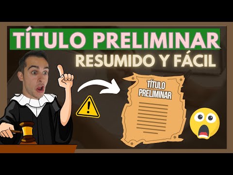 📜 PRELIMINARY TITLE of the SPANISH CONSTITUTION 【SUMMARY with Examples】