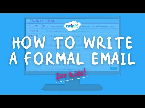 How to Write a Formal Email | Digital Literacy | Twinkl USA