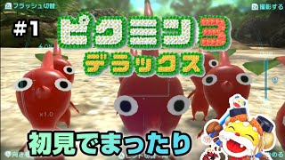いくぞ我らがピクミン達よ！初見でまったり【ピクミン3】Switch版#1
