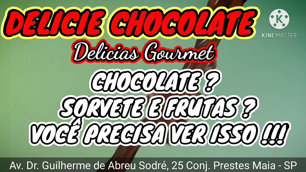 DELICIE CHOCOLATE DELICIAS GOURMET - AV. DOUTOR GUILHERME DE ABREU SODRE, 25 CONJ. PRESTES MAIA - SP