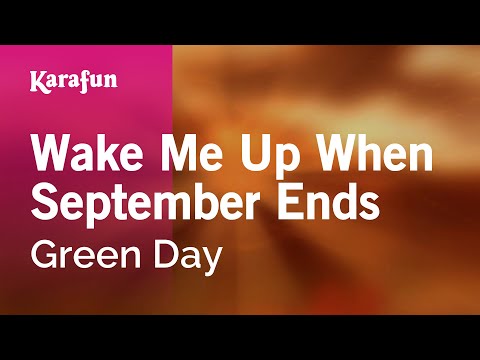 Karaoke Wake Me Up When September Ends - Green Day *