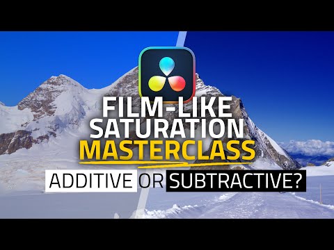 What is SUBTRACTIVE Saturation!?! - Pro Colorist Masterclass - Film Emulation in Davinci Resolve