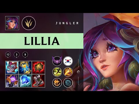 Lillia Jungle vs Xin Zhao - KR Master Patch 25.22