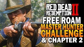Free Roam, Master Hunter Challenges & CHapter 2 -  Red Dead Redemption 2 Xbox 4k Gameplay E1