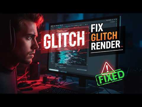 Fix Glitch Renders FAST in DaVinci Resolve — 3-Step Secret 🔧🔥